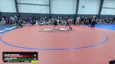 165 lbs Quarterfinal - Luke Sincock, Washington vs Caleb Francois, Punisher Wrestling Company