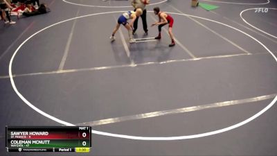 92 lbs Round 3 (4 Team) - Coleman McNutt, Wayzata vs Sawyer Howard, St. Francis