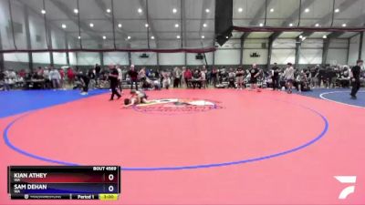 126 lbs Cons. Round 4 - Kian Athey, WA vs Sam DeHan, WA