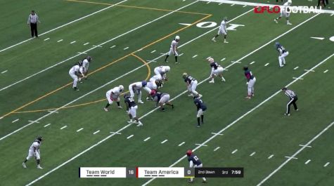 American Team Complete 62 Yard Bomb!