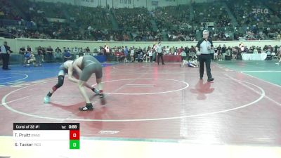 113 lbs Consi Of 32 #1 - Tristan Pruitt, Owasso Junior High vs Stetson Tucker, Piedmont