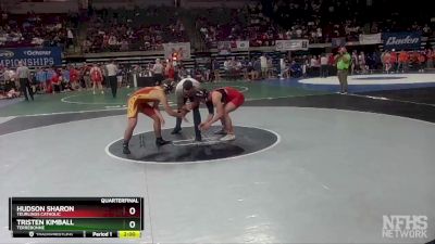 D 2 152 lbs Quarterfinal - Hudson Sharon, Teurlings Catholic vs Tristen Kimball, Terrebonne