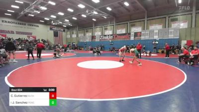 120 lbs Consi Of 16 #1 - Carlo Gutierrez, Buchanan vs Julian Sanchez, Ponderosa