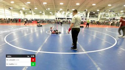 56 lbs Round Of 32 - Brynn Lincoln, None vs Grogan Ivatts, New England Gold WC