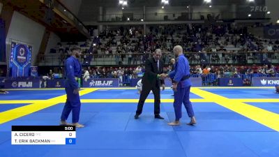 ANGEL CICERO vs TONY ERIK BACKMAN 2024 European Jiu-Jitsu IBJJF Championship