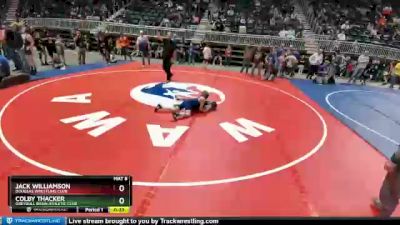 78 lbs Champ. Round 1 - Colby Thacker, Greybull Basin Athletic Club vs Jack Williamson, Douglas Wrestling Club