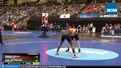 133 lbs Quarterfinal - Gabe Hixenbaugh, Montevallo vs Thierno Diallo, Frostburg State