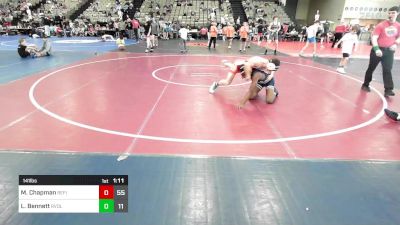 141 lbs Rr Rnd 6 - Miles Chapman, Refinery Wrestling Youth vs Luke Bennett, Revival Black