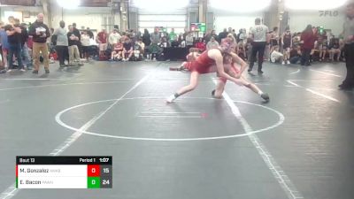 105 lbs Round 4 (8 Team) - Emma Bacon, PA Alliance White vs Max Gonzalez, Askren WA Black