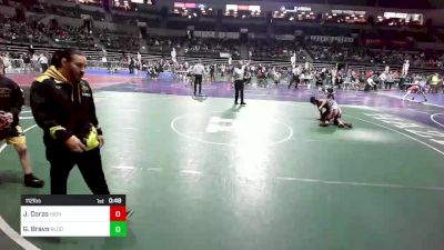 112 lbs Round Of 16 - Jordan Corzo, Hightstown/East Windsor Wrestling Club vs Gabriel Bravo, Bloomfield Recreation