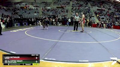 182 lbs Semifinal - De`Alcapon Veazy, Fort Wayne Snider vs Laish Detwiler, Goshen