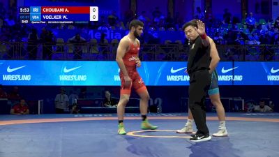 87 kg 1/4 Final - Abolfazl Choubani, Iran vs Wyatt Voelker, United States