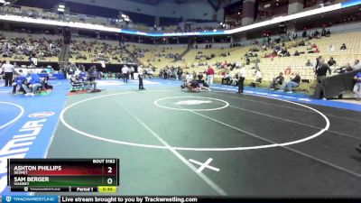 215 Class 3 lbs Cons. Round 1 - Sam Berger, Vianney vs Ashton Phillips, DeSmet