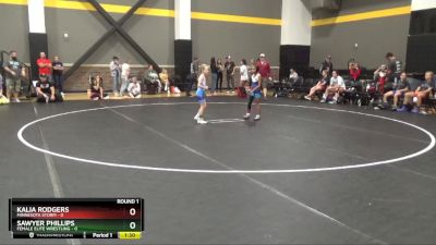 46 lbs Round 1 (4 Team) - Sawyer Phillips, Female Elite Wrestling vs Kalia Rodgers, Minnesota Storm