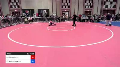 77 lbs Consolation - Jax Paranto, Nj vs Erik Martirosyan, Pa