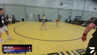 164 lbs Placement Matches (16 Team) - Jael Miller, Pennsylvania Blue vs Genevieve An, Georgia Blue