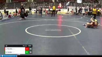 92 lbs Round 1 (4 Team) - Gabe Snider, MI Pitbulls vs Jacob Rowley, Michigan Raiders