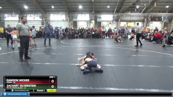 56 lbs Round 3 (6 Team) - Dawson Wicker, POWA vs Zachary Silverstein, PA Alliance Black