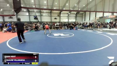 126 lbs Cons. Round 3 - Isaiah Heist, WA vs D`Shaune Villanueva, OR