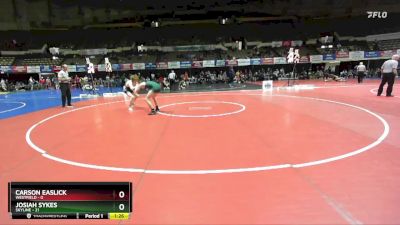 132 lbs Champ Round 1 (16 Team) - Carson Easlick, Westfield vs Josiah Sykes, Skyline