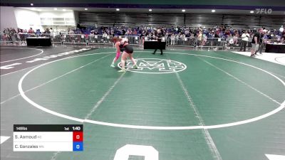 148 lbs Consi Of 16 #2 - Sumaiya Aamoud, NC vs Cassandra Gonzales, MN