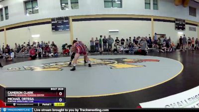 145 lbs Quarterfinal - Cameron Clark, Warrior Regional Training Center vs Michael Ortega, Portage Wrestling Club