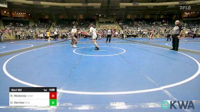 160 lbs Final - Rhodes Molenda, Team Molenda vs Quinton Benitez, Chickasha Youth Wrestling