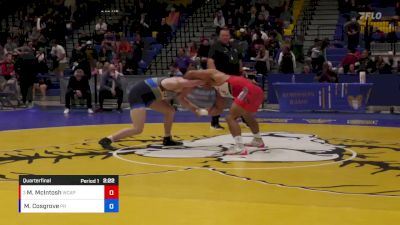 86 lbs Quarterfinal - Morgan McIntosh, Army (WCAP) vs Martin Cosgrove, Pennsylvania RTC