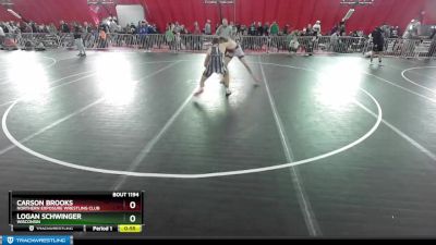 190 lbs Cons. Round 2 - Carson Brooks, Northern Exposure Wrestling Club vs Logan Schwinger, Wisconsin