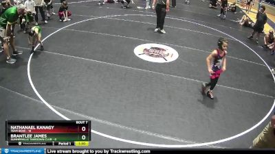 55 lbs Round 3 (6 Team) - Nathanael Kanagy, Team Bear vs Brantlee James, Summerville Takedown Club