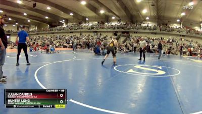 135 lbs Cons. Round 4 - Hunter Long, Rogue Warrior Wrestling-AAA vs Julian Daniels, Wildcat Takedown Club-AA 