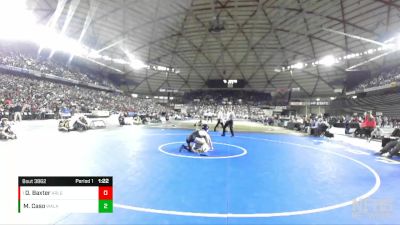 3A 152 lbs 1st Place Match - Dustin Baxter, Arlington vs Mateo Caso, Walla Walla