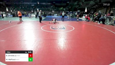 70 lbs Semifinal - Brad Christie Jr., Mahwah vs Michael Maffucci, West Essex