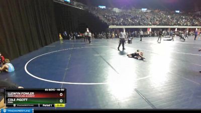 46-50 lbs Round 2 - Cole Pigott, Iowa vs Llewyn Fowler, Moen Wrestling Academy