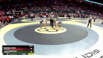 D2-120 lbs Champ. Round 1 - Peyton Costa, Granville vs Alex Gonzales, Napoleon