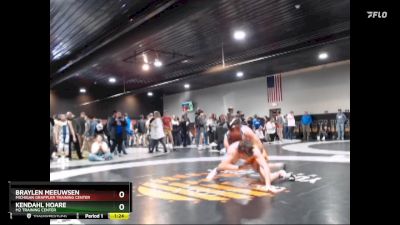 187 lbs Round 2 - Braylen Meeuwsen, Michigan Grappler Training Center vs Kendahl Hoare, M2 Training Center