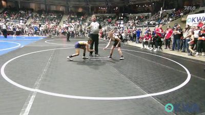 70 lbs Consi Of 8 #2 - Talon Peterpaul, Powerhouse Wrestling vs Jonathan Kidwell, Team Tulsa Wrestling Club