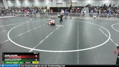 106 lbs Champ. Round 1 - James Moore, Stout Wrestling Academy vs Mason Katschor, Dundee Wrestling Club