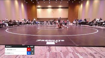 20-G-125 Rr Rnd 1 - Lily Brower, Border vs Khaleah Kirk, Oklahoma