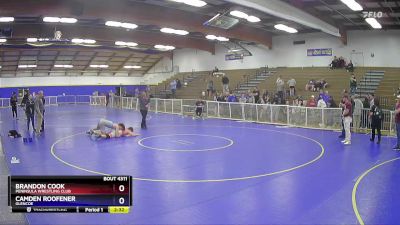 190 lbs 2nd Place Match - Brandon Cook, Peninsula Wrestling Club vs Camden Roofener, Glencoe