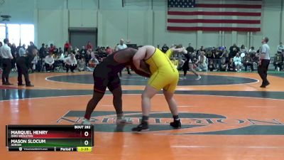 285 lbs Cons. Semi - Marquel Henry, Ohio Wesleyan vs Mason Slocum, Adrian