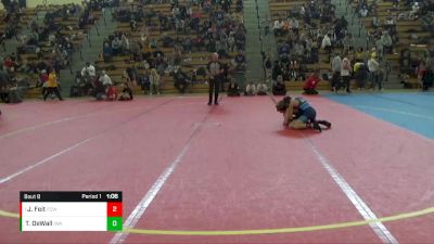 80 lbs Round 1 - Jordan Feit, Feit Club Wrestling vs Tyson DeWall, Ironhawk Wrestling Academy