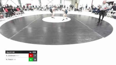 157 lbs Round Of 16 - Aaron Goldman, Wesleyan vs Nico Patch, Trinity