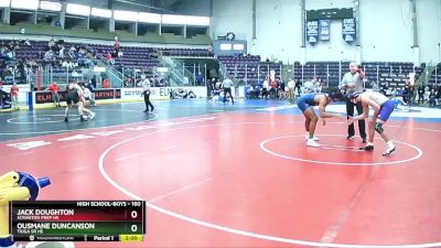 160 lbs Quarterfinal - Ousmane Duncanson, Tioga Sr HS vs Jack Doughton, Scranton Prep Hs