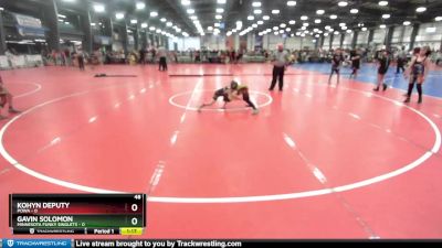 48 lbs Rd# 5- 3:45pm Friday Final Pool - Kohyn Deputy, POWA vs Gavin Solomon, Minnesota Funky Singlets