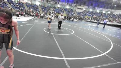 109 lbs Consi Of 8 #2 - Ryland Huppenthal, Brighton Wrestling Club vs Kynnlie McCabe, Nucla