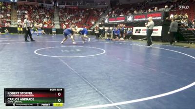 3A-285 lbs Cons. Round 2 - Robert Stoffel, Cedar Rapids Washington vs Carlos Andrade, Lewis Central