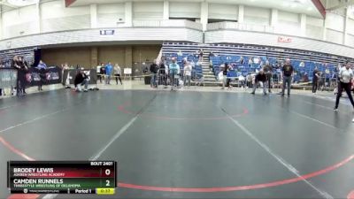 83 lbs 7th Place Match - Camden Runnels, Threestyle Wrestling Of Oklahoma vs Brodey Lewis, Askren Wrestling Academy