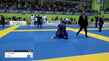 SERGIO CALDERON GONZALEZ vs GIANNI PAUL GRIPPO 2018 European Jiu-Jitsu IBJJF Championship