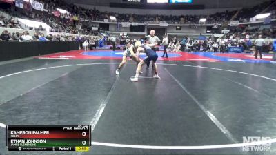 7A 132 lbs Cons. Round 2 - Ethan Johnson, James Clemens HS vs Kameron Palmer, Foley